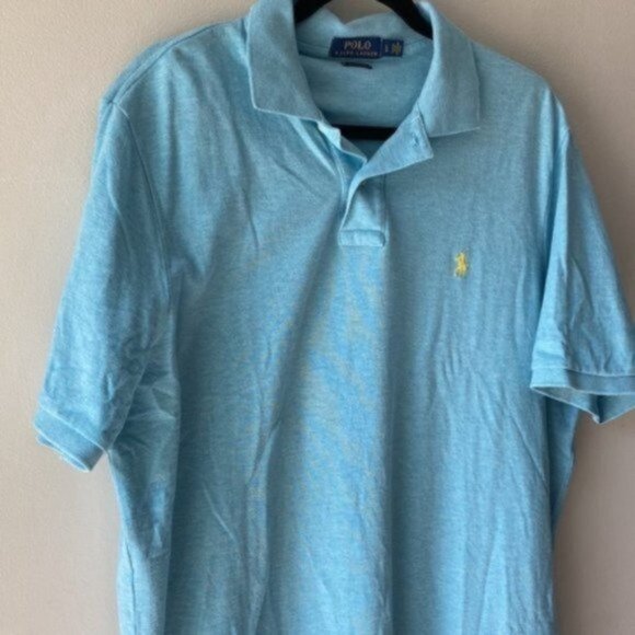 Polo By Ralph Lauren Men Blue Classic Fit Short Sleeve Polo Size XL - Picture 2 of 10